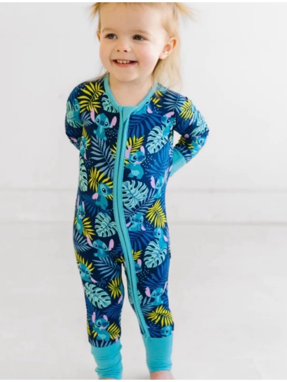 Little Sleepies Stitch Zippy Size 6-12 Months